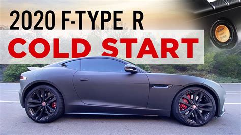 2020 Jaguar F Type R Cold Startup Us Version Youtube