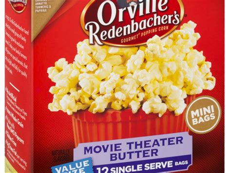 Orville Redenbachers Movie Theater Butter Microwave Popcorn Nutrition
