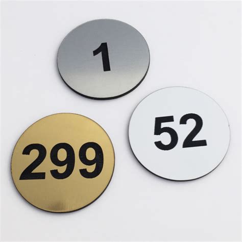 Engraved Table Number Disc Jacksons Wholesale Catering Suppliers