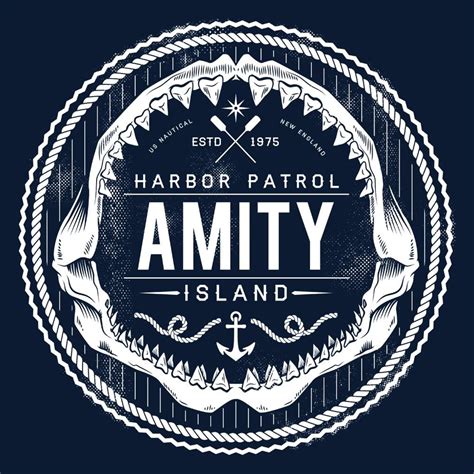 Amity Island Harbor Patrol From Once Upon A Tee Day Of The Shirt