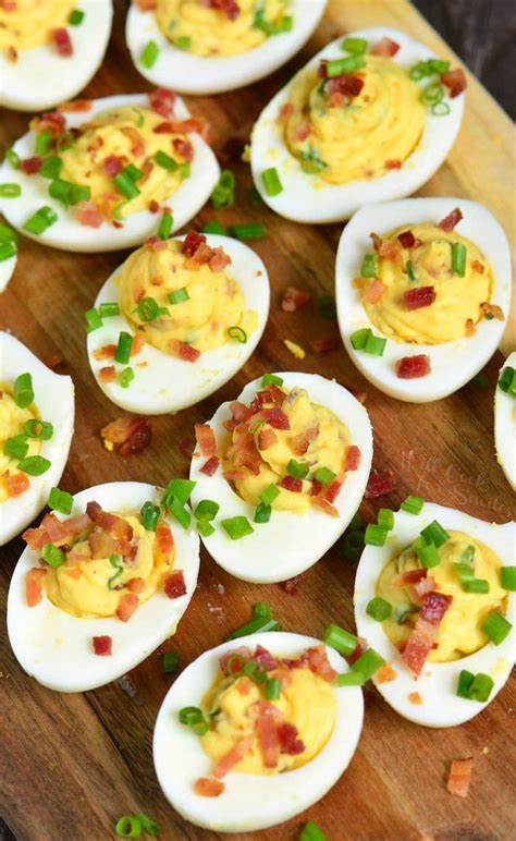 20 Best Deviled Eggs With Bacon Recipe Best Recipes Ideas And Collections