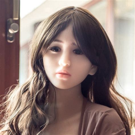 new top quaity sexy doll silicone head for 161 165cm sex dolls with wig oral real sex toy for