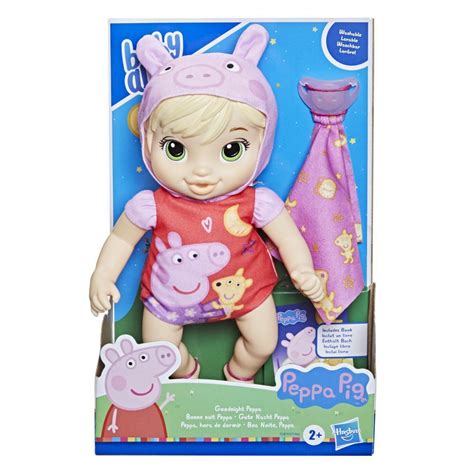Baby Alive Goodnight Peppa Doll Peppa Pig Toy First Baby Doll Soft