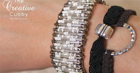 The Creative Cubby Safety Pin Bracelet Refashioned