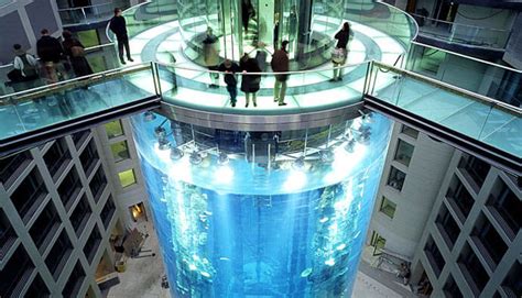 AquaDom - лифт внутри аквариума в Берлине | Мастерлифт