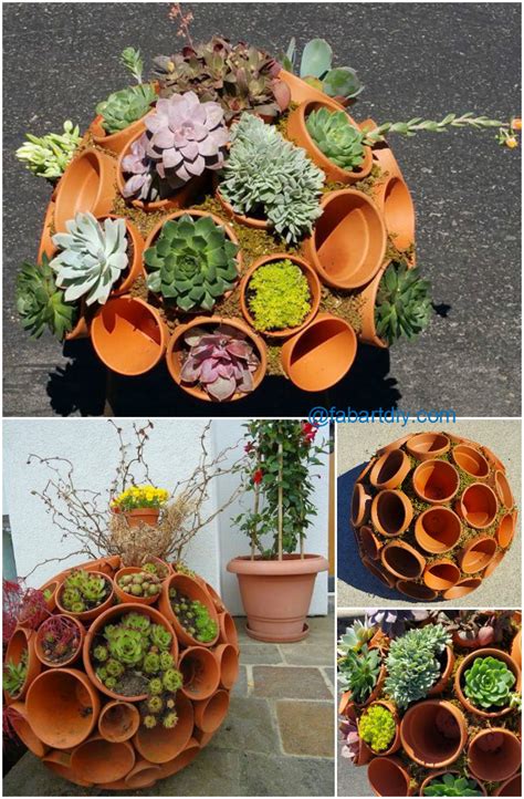 With a little creativity, you can make the clay flower pots are best known as planters. 22 Genius Pot Planter Ideas For Decorate Small Garden ...