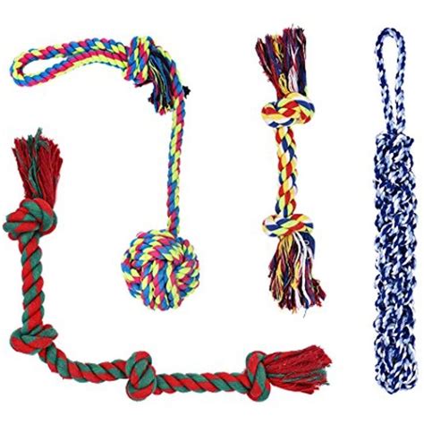 Dog Toys For Large Dogs Durable Rope Chew Toys Set For Aggressive