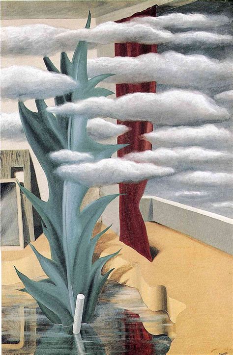 René Magritte After the Water the Clouds oil on canvas Belgium ca