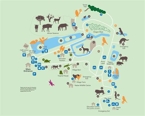 Zoo Map Template