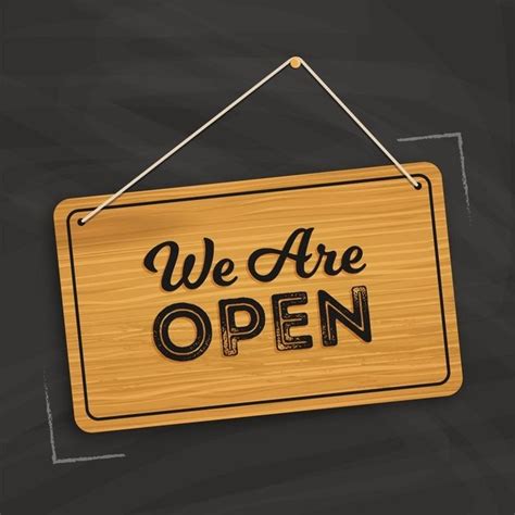 Premium Vector We Are Open Sign Concept We Are Open Sign Open For