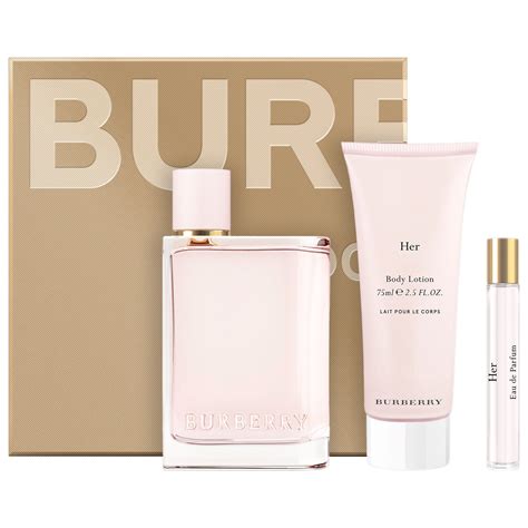 Burberry Her Eau De Parfum Gift Set Perfume Gift Sets Scented Body