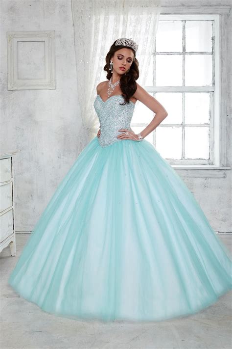 Strapless Beaded A Line Dress By House Of Wu Fiesta Gowns Style 56284