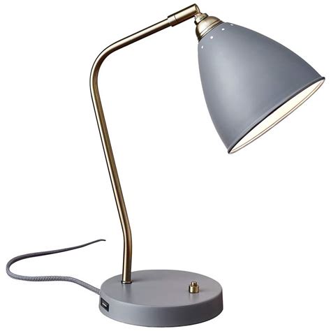 Chelsea Painted Brass And Black Adjustable Desk Lamp 995h1 Lamps Plus