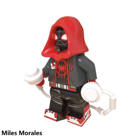 Miles Morales Spider Man Custom Minifigs Fit Lego