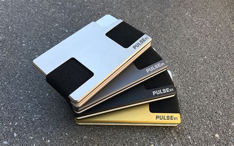 Gear Infusion Pulsex1 Ultra Slim Minimalist Wallet Everyday Carry