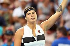 aryna sabalenka tennis star headband fans over fight two match sweaty following