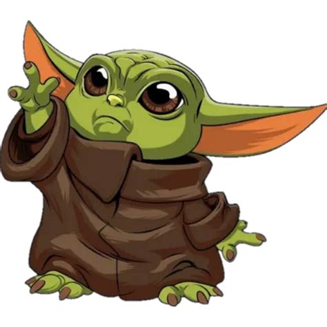 Sticker Maker Baby Yoda