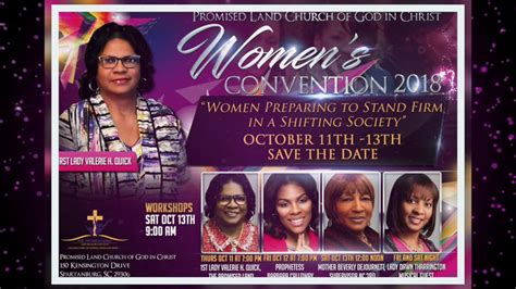 Promised Land Cogic Womens Conference 2018 Youtube