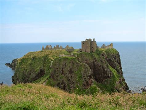 Dunnottar Castle Near Stonehaven In Aberdeenshire Scotland Ruins