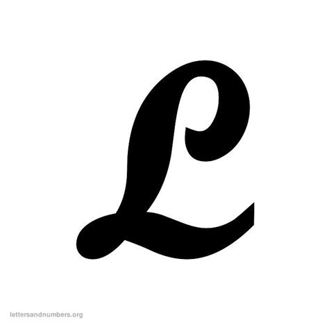 4 Best Images Of Printable Cursive Letter L Cursive Capital Letter L