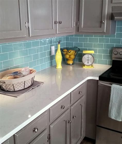Im Loving This Color Combination For A Kitchen Right Now Aqua Green