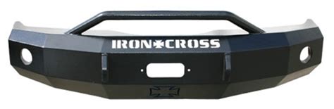 Iron Cross 14 16 Gmc Sierra 1500 Heavy Duty Push Bar Front Bumper Gloss Black 22 315 14 Rca