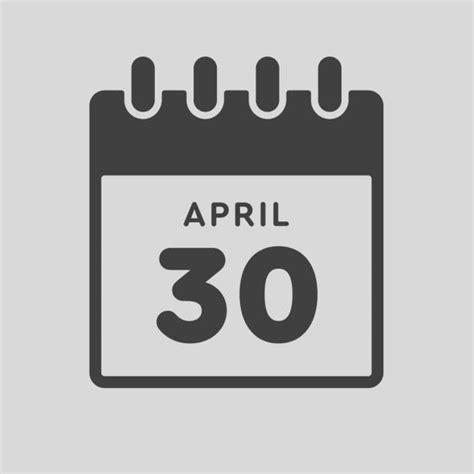 April 30 Calendar Illustrations Royalty Free Vector Graphics And Clip