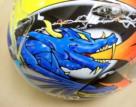 It can help keep you safe in the. Arai Quantum/f Okada-1 Dragon Motorcycle Helmet Sz.XL w ...