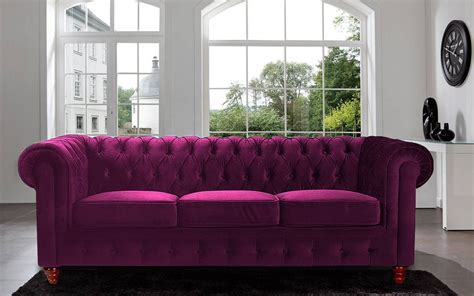 30 Best Collection Of Velvet Purple Sofas