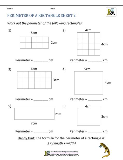 Perimeter Of A Rectangle