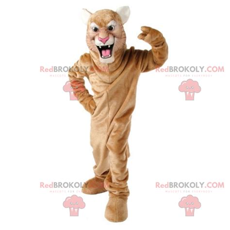 Angry Lioness Mascot Jungle Animals Sizes L 175 180cm