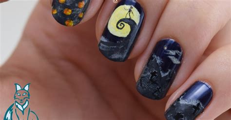 Nightmare Before Christmas Nail Art Nailzini A Nail Art Blog