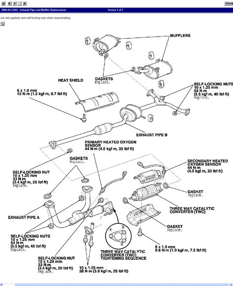 2004 Honda Accord Exhaust System Diagram Latest Cars