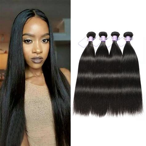 Remy hair does not always mean virgin hair, in fact, it rarely means that. Brazilian virgin remy straight human hair weave 4 bundles ...