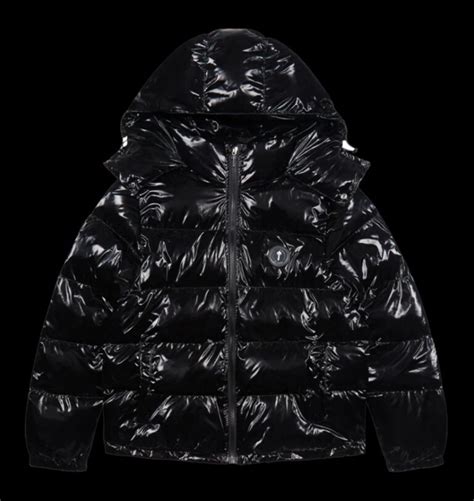 Trapstar Shiny Black Irongate Jacket Detachable Hood