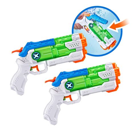 Zuru Xshot Fast Fill Water Gun Micro Twin Pack Toyworld Aus