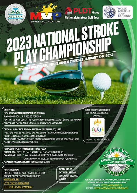 2023 National Stroke Play Championship National Golf Association Of