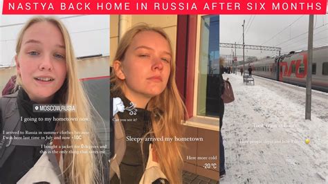 Nastya Back Home In Russia After Six Months Youtube