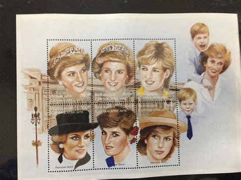 princess diana 1961 97 rare stamps