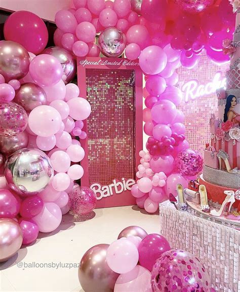 pink barbie decor barbie party decorations barbie theme party girls barbie birthday party