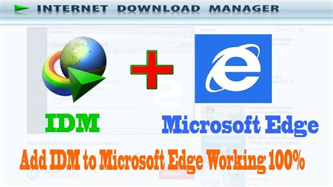 Internet download manager programı üzerinden; How to Add IDM Extension in Microsoft Edge working 100% | windows 10 New update version - YouTube