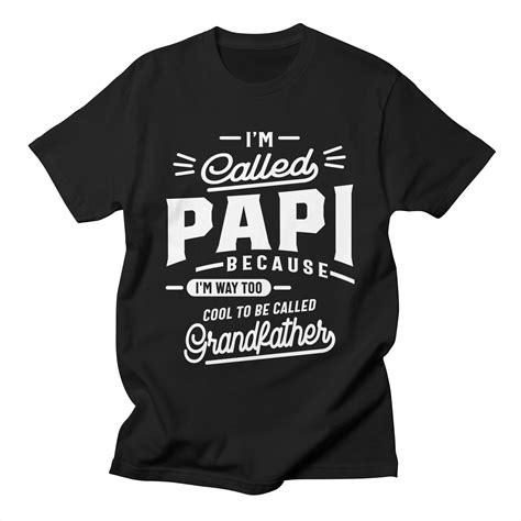 Im Called Papi Fathers Day T Shirt Grandpa T Mens T Shirt Cido