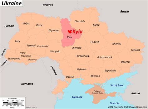 Kyiv Map Ukraine Detailed Maps Of Kyiv Kiev
