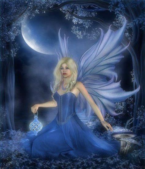blue moon fairy fairy myth mythical mystical legend elf faerie fae wings fantasy elves faries