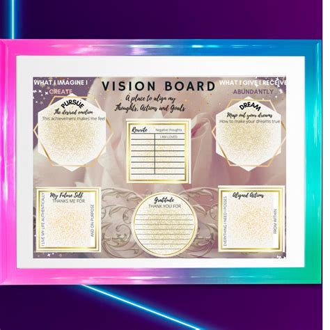 Vision Board 2023 Vision Board Printable Vision Board Kit Etsy Israel