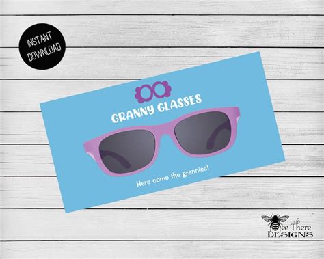 buy bluey granny glasses party favors digital download only online in india etsy
