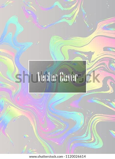 Holographic Paper Glitter Foil Marble Vector Stock Vector Royalty Free