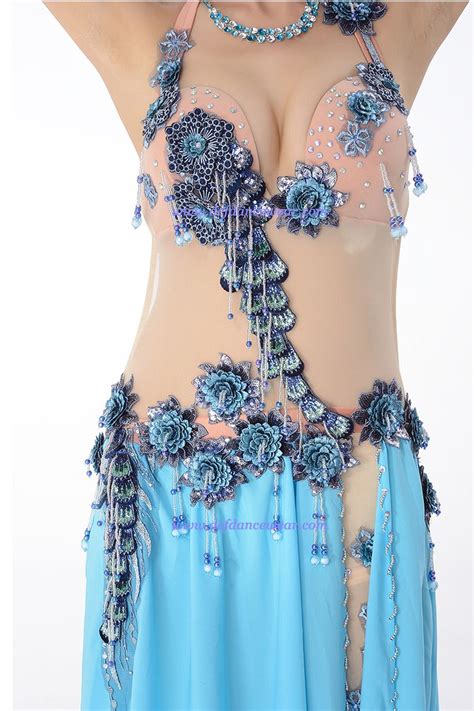 fancy egyptian bra performance belly dance stage costume with body topandleggings