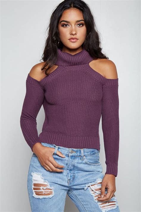 Pin By Stacy💋 ️💋bianca Blacy On Clothing Purple Sweaters Clothes