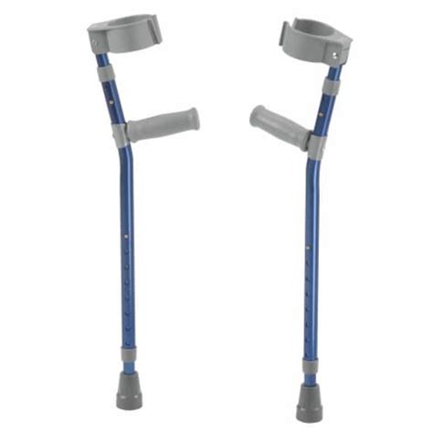 Pediatric Forearm Crutches Small Knight Blue Pair 1 Kroger